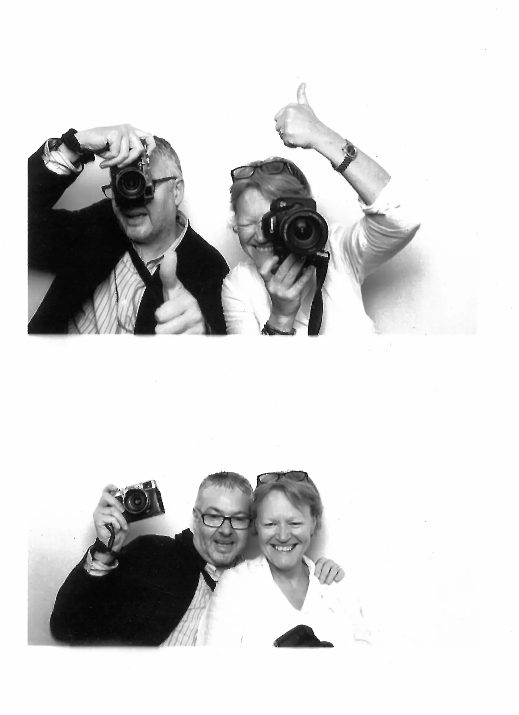 A photo of Chris Harrison and Iain Jack